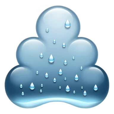 a close-up of a glass surface covered with small water droplets and light fog, as if from steam or humidity — some droplets sliding down slowly — soft reflections and blurred transparency give a realistic misty look — clean, glossy design with gentle lighting sticker