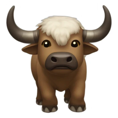 appa flying bison from avatar the last airbender with arrow on forehead sticker