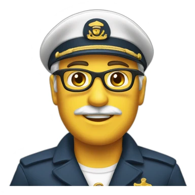 Boat captain gull sticker