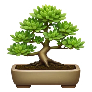 Sedum little bonsai plant sticker