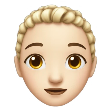 Human face body of ladybug  sticker