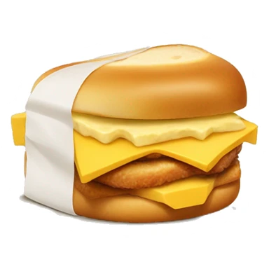 Chick fil a sandwich with american cheese sticker