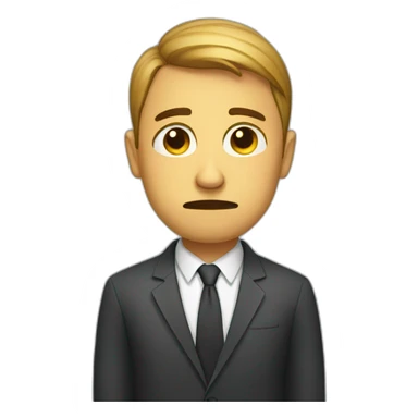 sad social media manager sticker