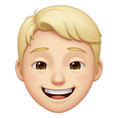 Sad but laughing  sticker