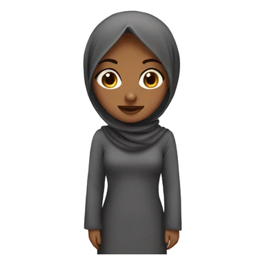 Cute hidjab girl  sticker