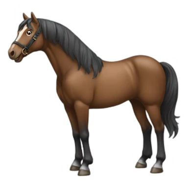 Cheval qui parle sticker