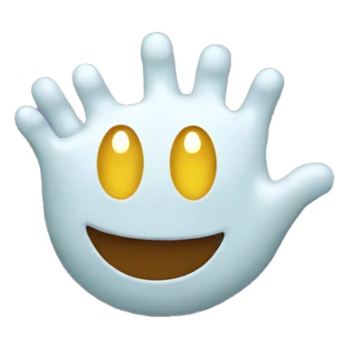 Hand full of goo sticker