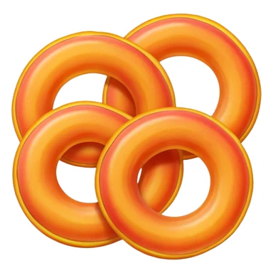 gummy peach rings sticker