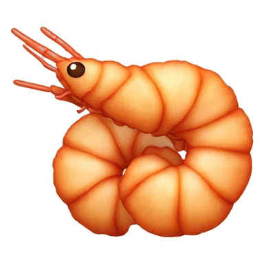 Fried shrimp  sticker