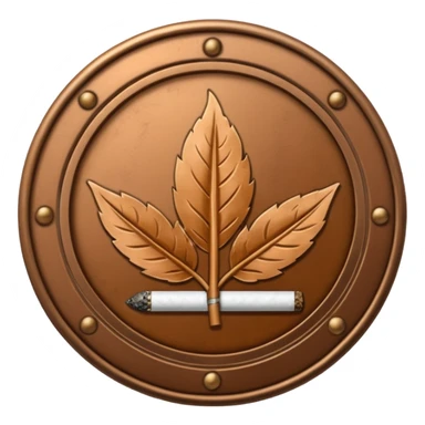  Badge of tobacco sticker