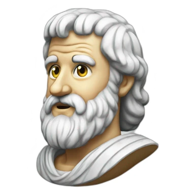 marble Aristotle sticker
