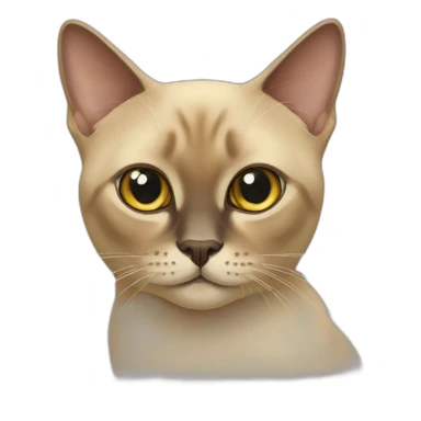 burmese cat sticker