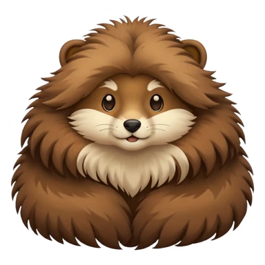 animal fur sticker