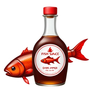 fish sauce, with chopped chili pepers  sticker