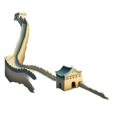 great wall of china sticker