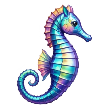 sea horse sticker