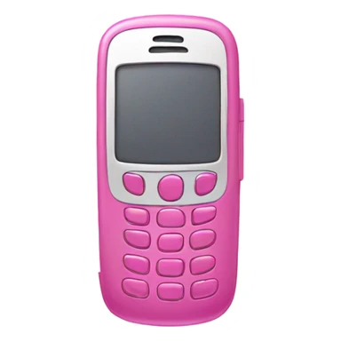 Pink cell phone sticker