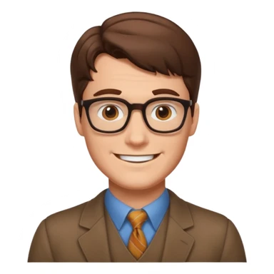 clark kent smiling  sticker