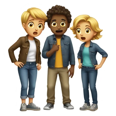 Kids annoying sticker