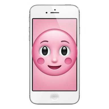 Aesthetic light pink iphone sticker