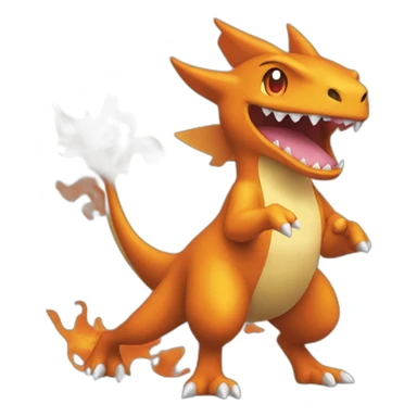 Charizar pokémon sticker