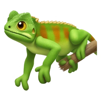 Caméléon suisse sticker