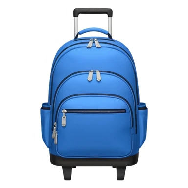Rolling backpack with handle sticker