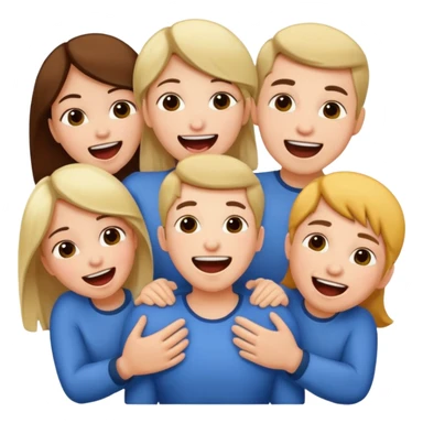 people choking laughing  sticker