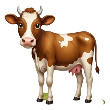 spotted cow animal sticker