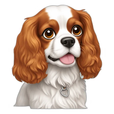 Cavalier King Charles qui accouche sticker