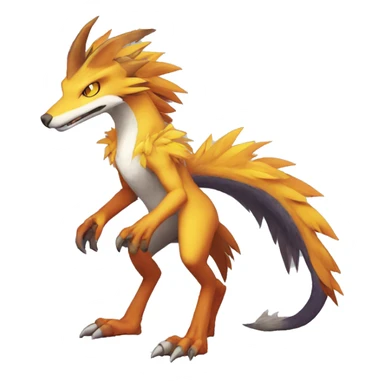 Lombax-Sergal-Vernid-Fakemon full body sticker