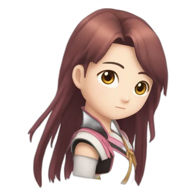 Zenitsu qui embrasse nezuko sticker