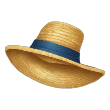 Chapeau de paille de luffy sticker