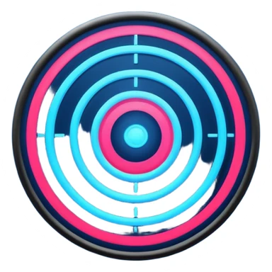 Moving target with blinking light sticker