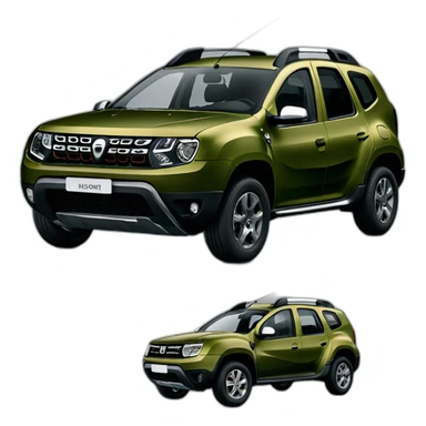Dacia Duster vert-olive sticker