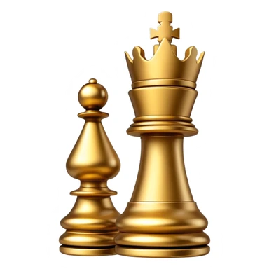 Gran master logo of chess sticker