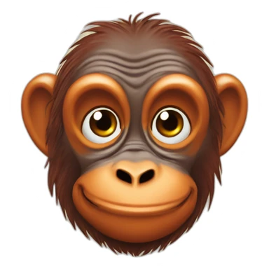 orangutan Chupa Chups sticker