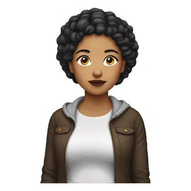 Thick girl lightskin sticker