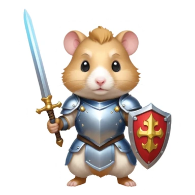 hamster paladin sticker
