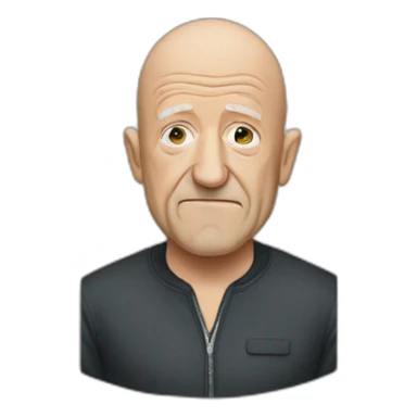 Mike Ehrmantraut up close sticker