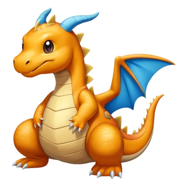 happy Dragonite Pokémon sticker