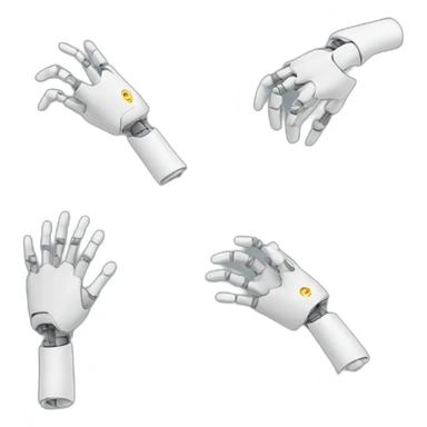 Three bionic arms sticker