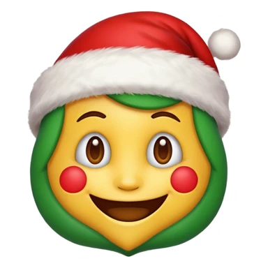 Emogie de noel aestetique sticker