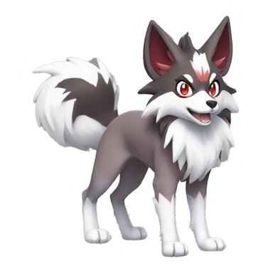 Lycanroc-Mightyena-Zorua full body sticker