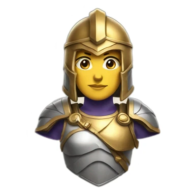 Athena big shiled sticker