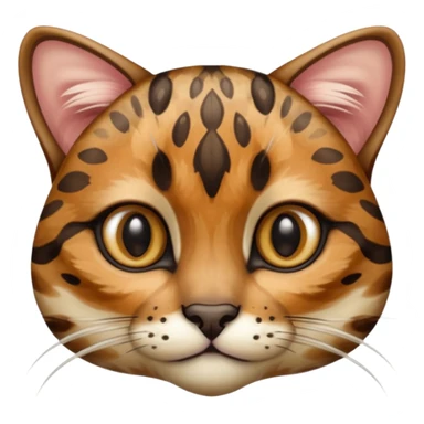 Bornean Marbled Cat (Catopuma badia) sticker
