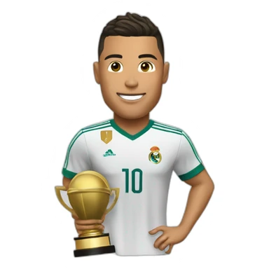 Ronaldo trophée sticker