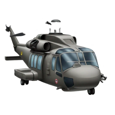Blackhawk helicopter sticker