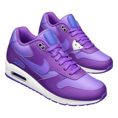 purple sneakers air sticker