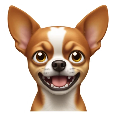 Angry redhead chihuahua sticker